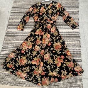Vintage print dress
